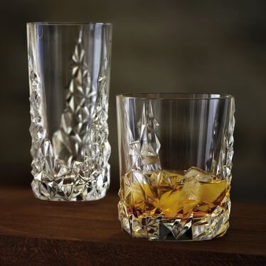 Nachtmann Sculpture Whiskey Tumbler Set of 4