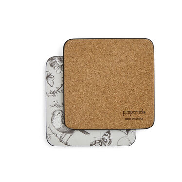 Vintage Garden Coasters Set of 6