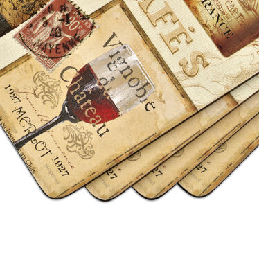 French Cellar Placemats Set of 4