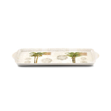 Vintage Palm Study Sandwich Tray