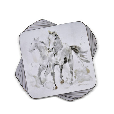 Spirited Horses Coasters Set of 6