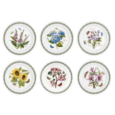 Botanic Garden Dinner Plate Set of 6 (Assorted Motifs)