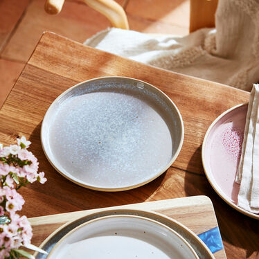 Minerals Side plate, Aquamarine Minerals Side plate, Aquamarine