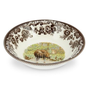 Woodland Ascot Cereal Bowl 8 Inch, Moose Woodland Ascot Cereal Bowl 8 Inch, Moose