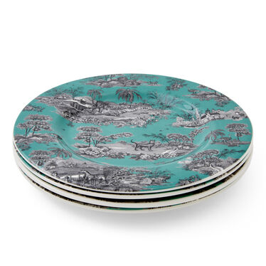 Zoological Gardens Set of 4 Side Plates