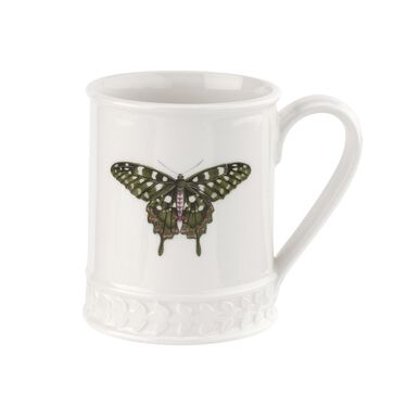 Botanic Garden Harmony Butterfly Mug, White Botanic Garden Harmony Butterfly Mug, White