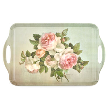 Antique Rose Large Handled Tray