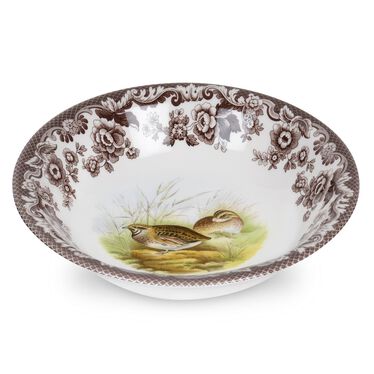 Woodland Ascot Cereal Bowl 8 Inch, Quail Woodland Ascot Cereal Bowl 8 Inch, Quail