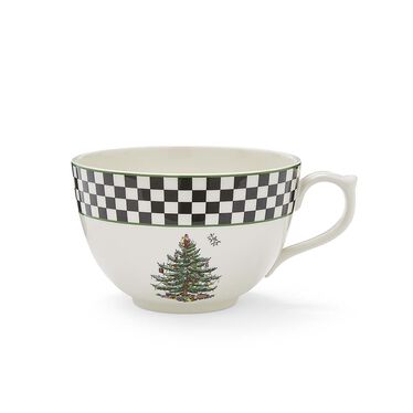 Christmas Tree Black & White Jumbo Cup Christmas Tree Black & White Jumbo Cup