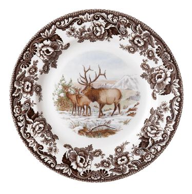 Woodland Salad Plate 8 Inch, Elk