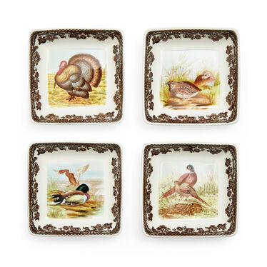 Woodland Set of 4 Square Dishes Woodland Set of 4 Square Dishes
