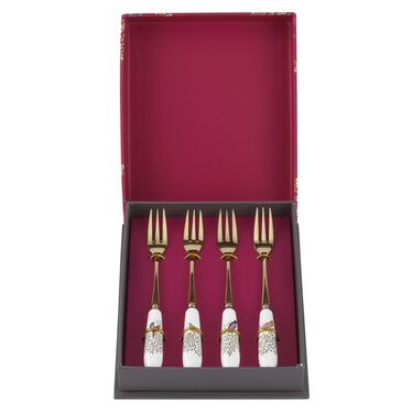 Sara Miller Chelsea Set of 4 Pastry Forks