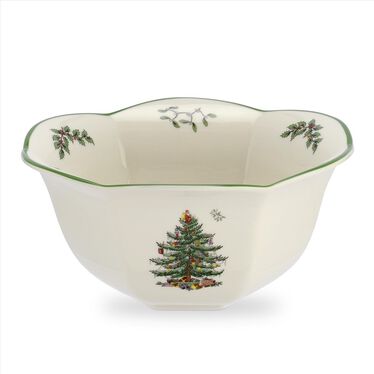 Christmas Tree Hexgonal Nut Bowl