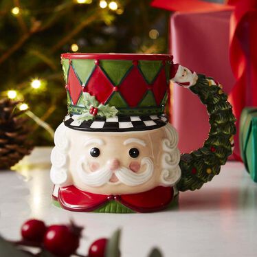 Christmas Tree Nutcracker Toby Mug