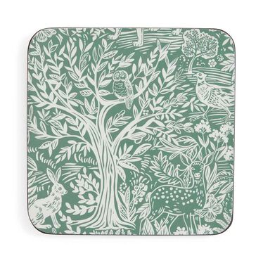 Tapestry Sage Set of 6 Coasters