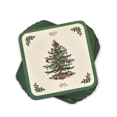 Christmas Tree Set of 6 Coasters