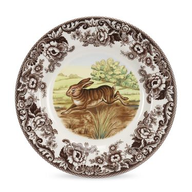 Woodland Dinner Plate 10.5 Inch, Rabbit