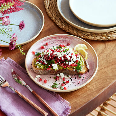 Minerals Side plate, Rose Quartz Minerals Side plate, Rose Quartz