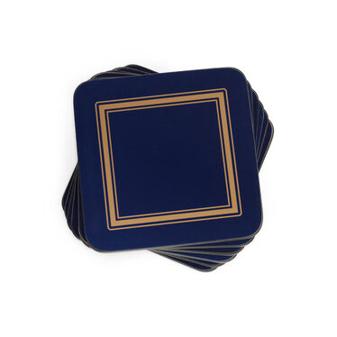 Classic Midnight Blue Coasters Set of 6