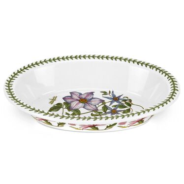 Botanic Garden Deep Oval Baker (Clematis)