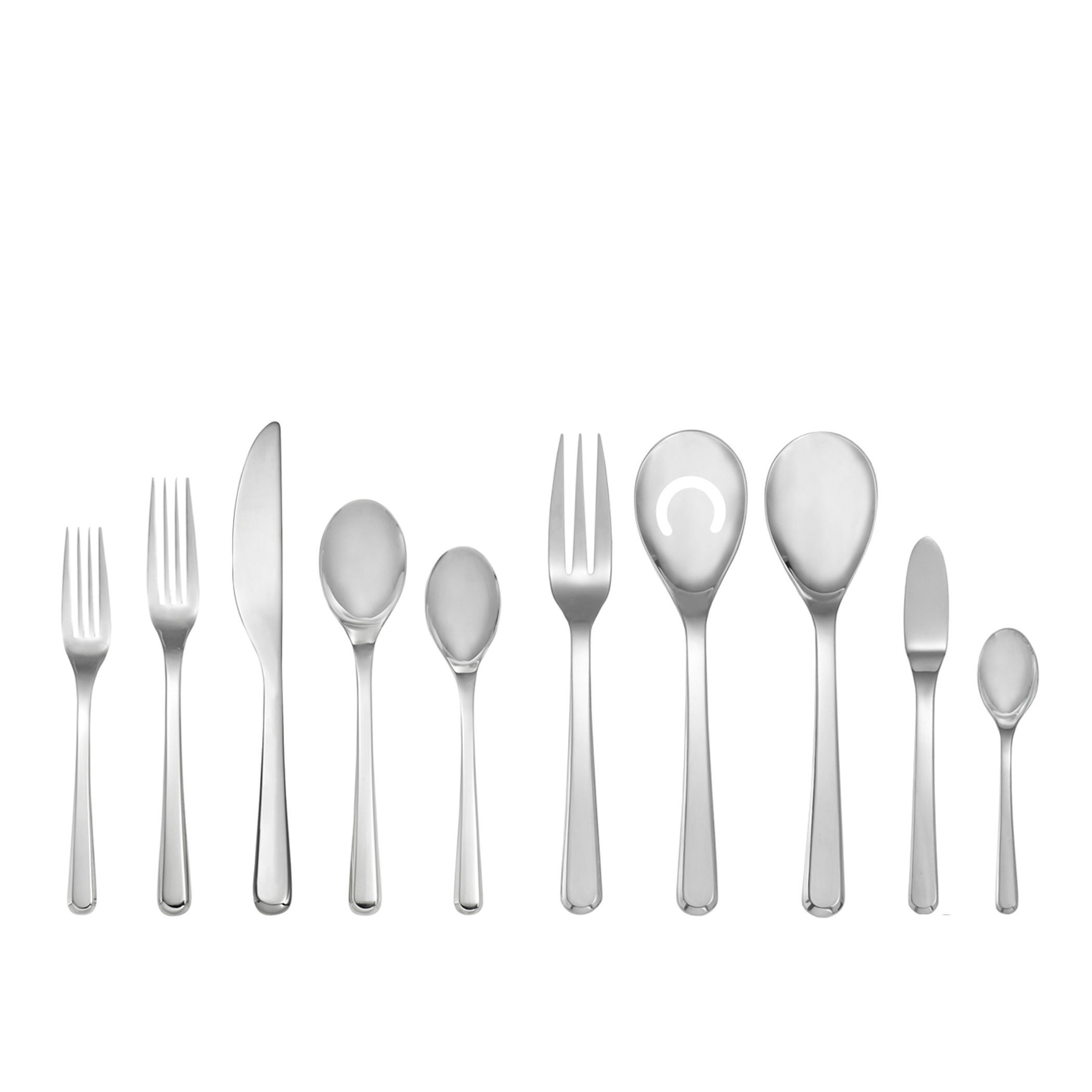 Aura 45-Piece Flatware Set image number null