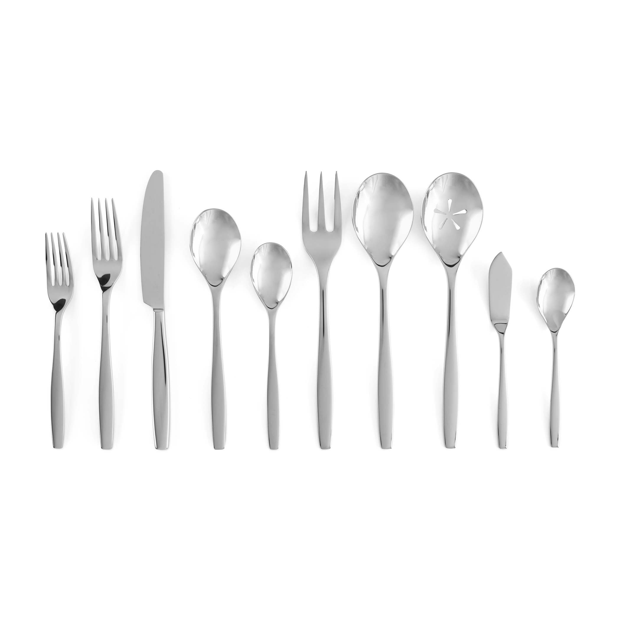 Aidan 45-Piece Flatware Set image number null