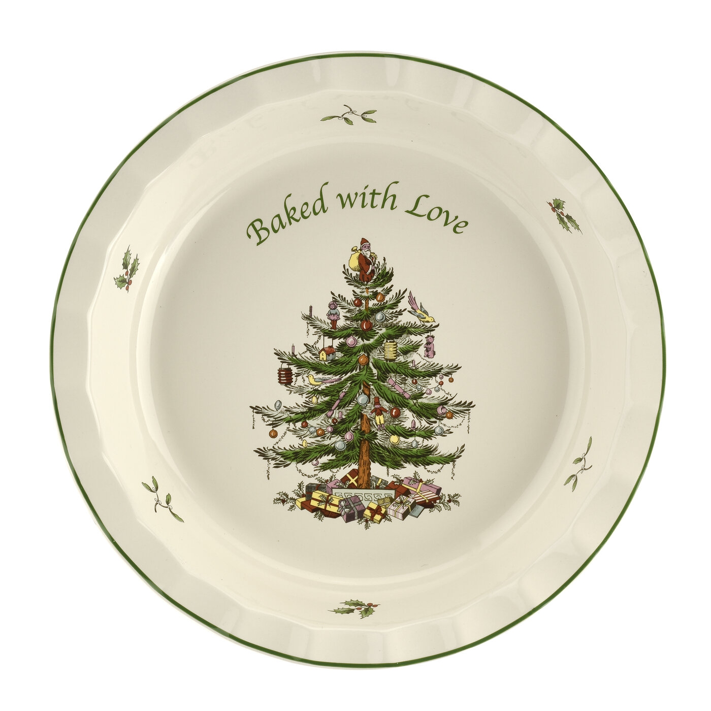 Christmas Tree Baked with Love Pie Dish image number null