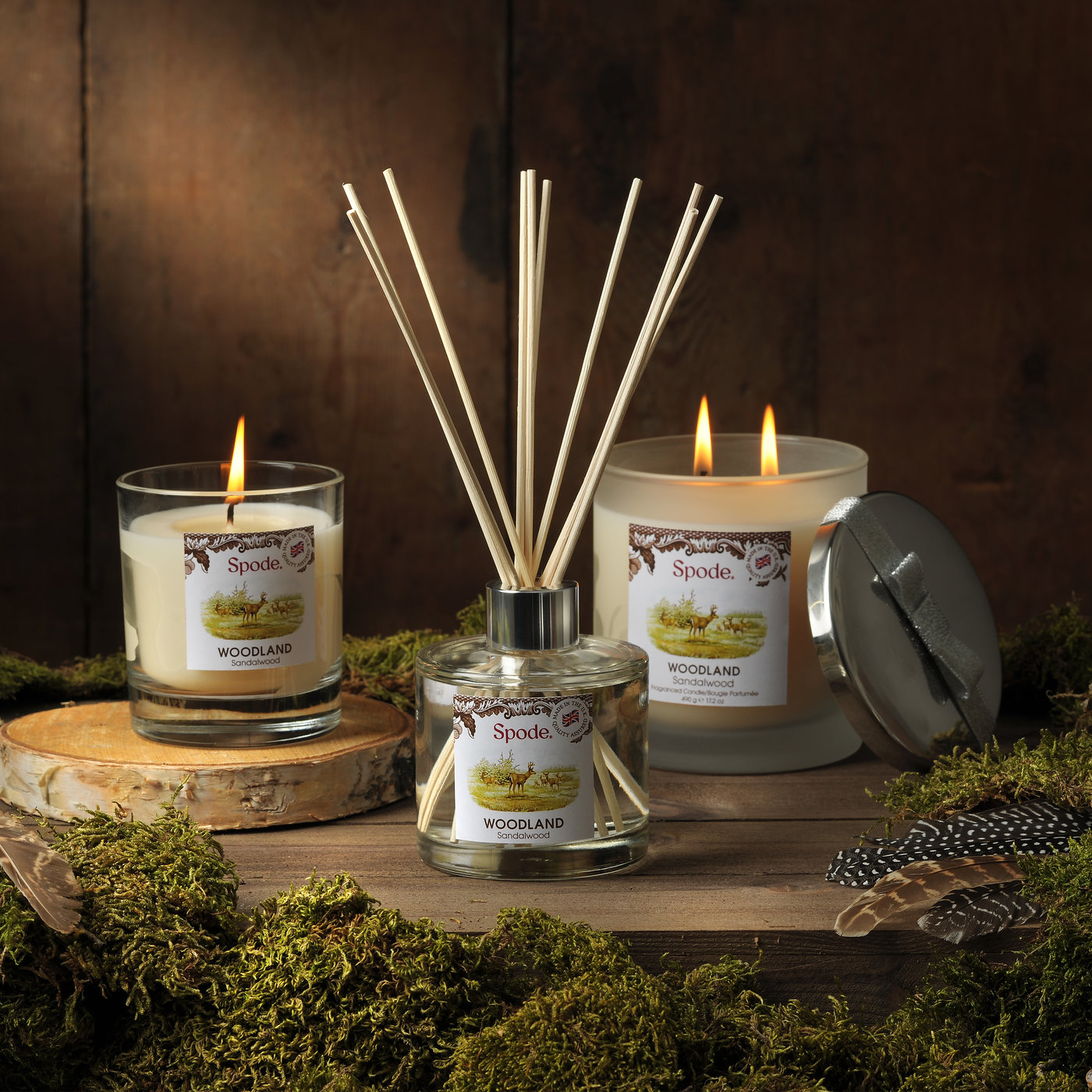 Woodland Boutique Candle-Sandalwood image number null