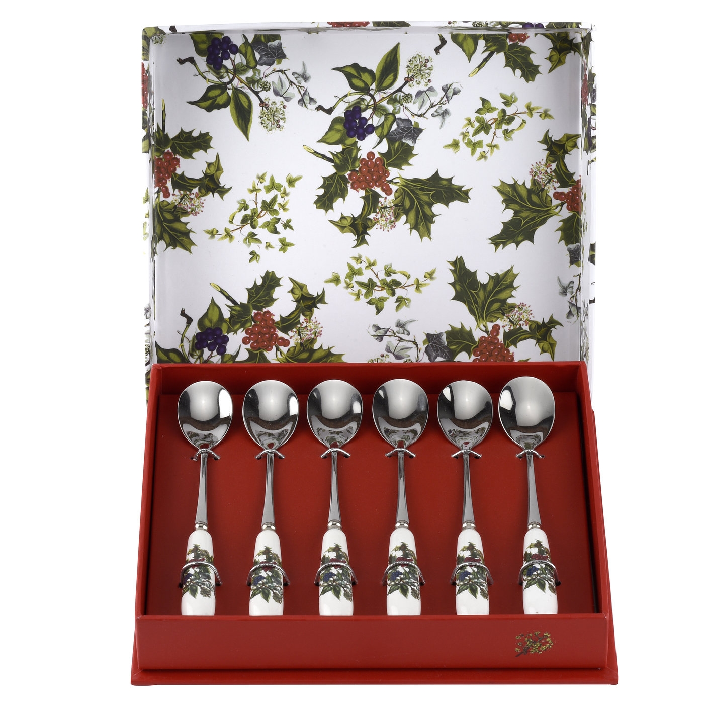 The Holly and The Ivy Set of 6 Teaspoons image number null