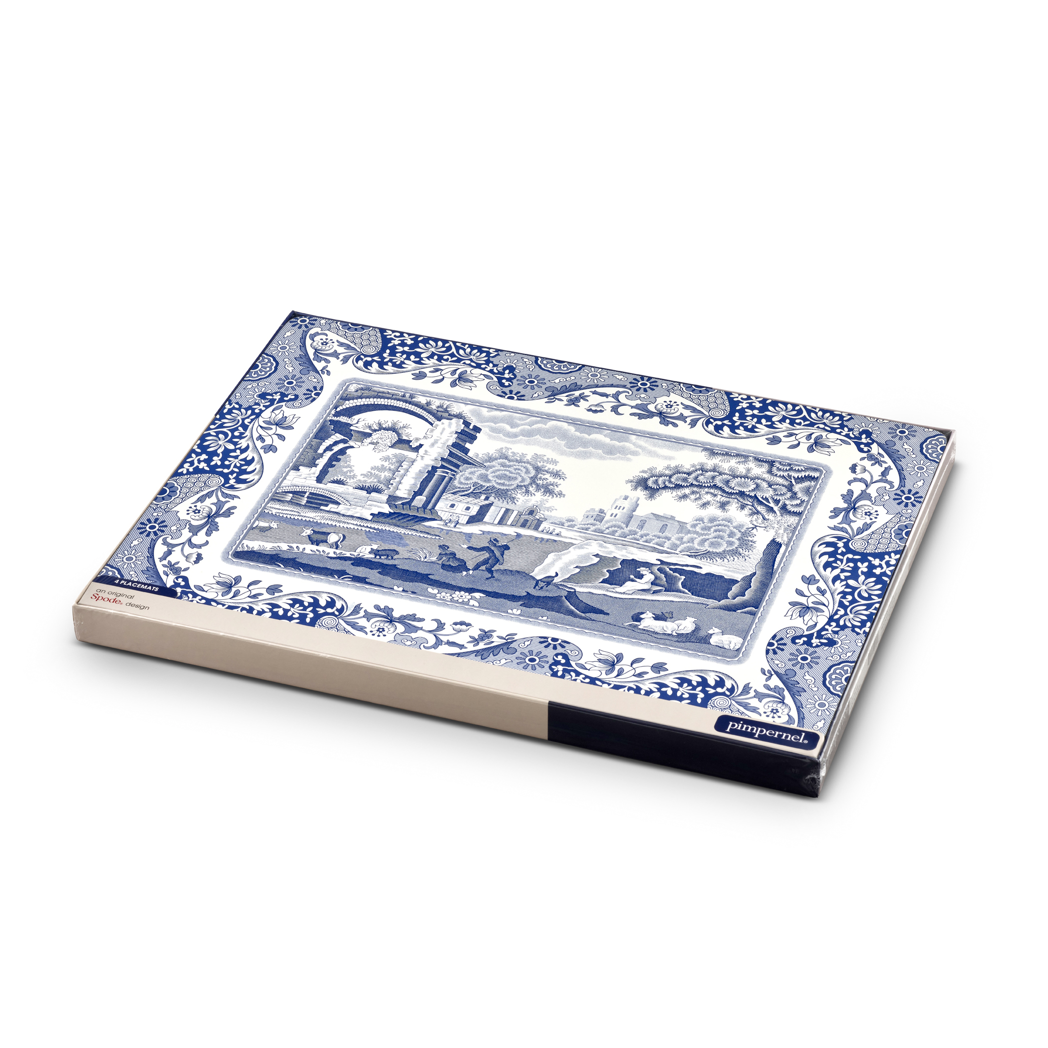 Blue Italian Placemats Set of 4 image number null