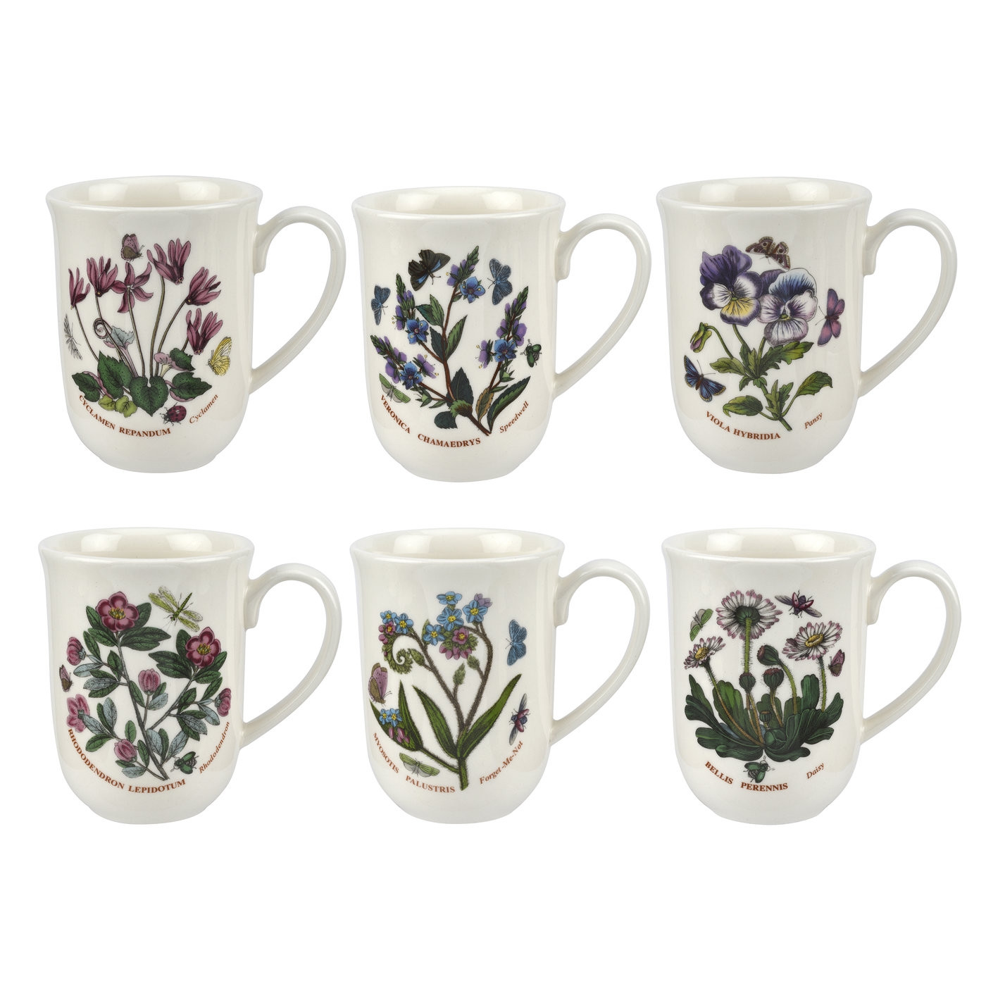 Botanic Garden Set of 6 Tulip Beaker Mugs image number null