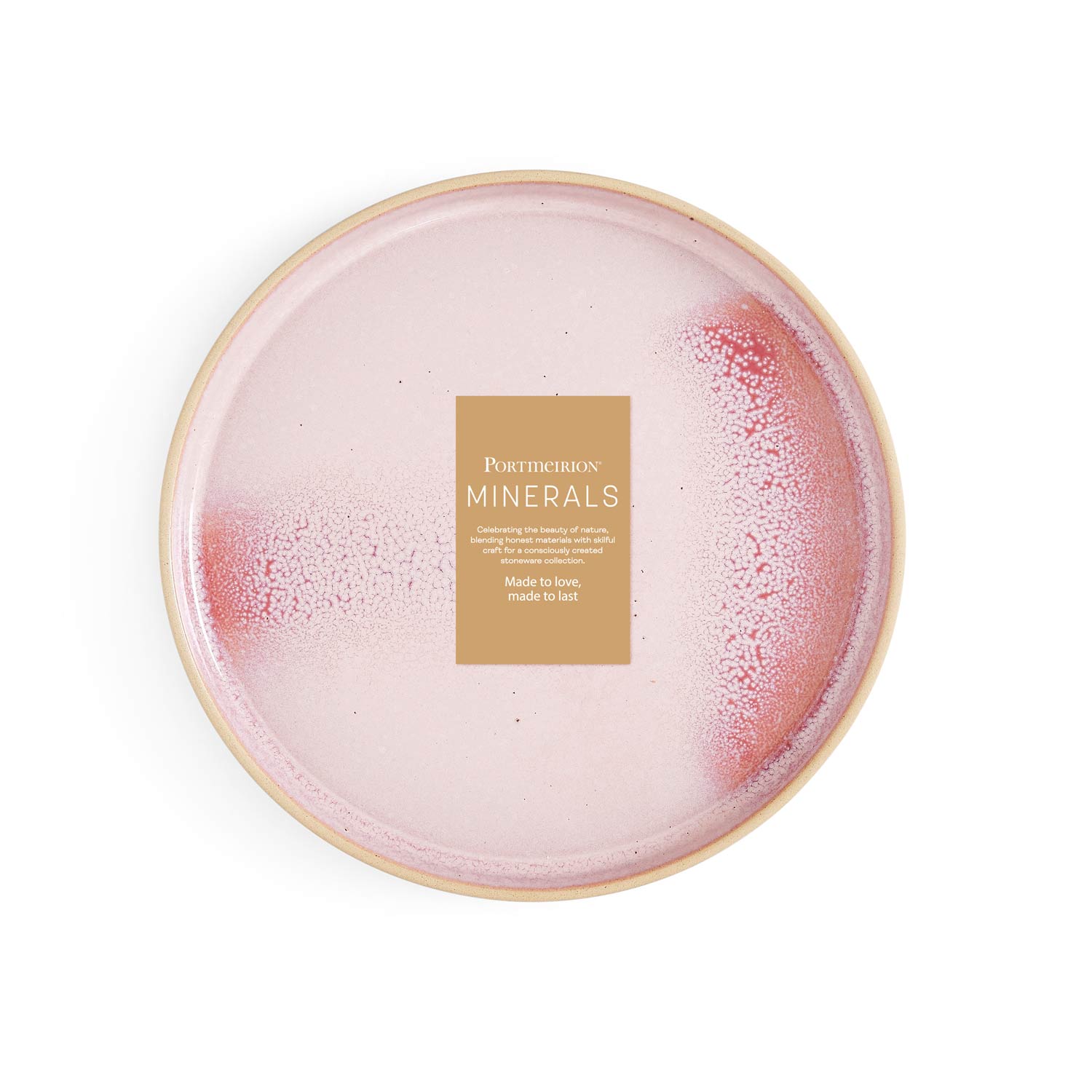 Minerals Dinner plate, Rose Quartz image number null