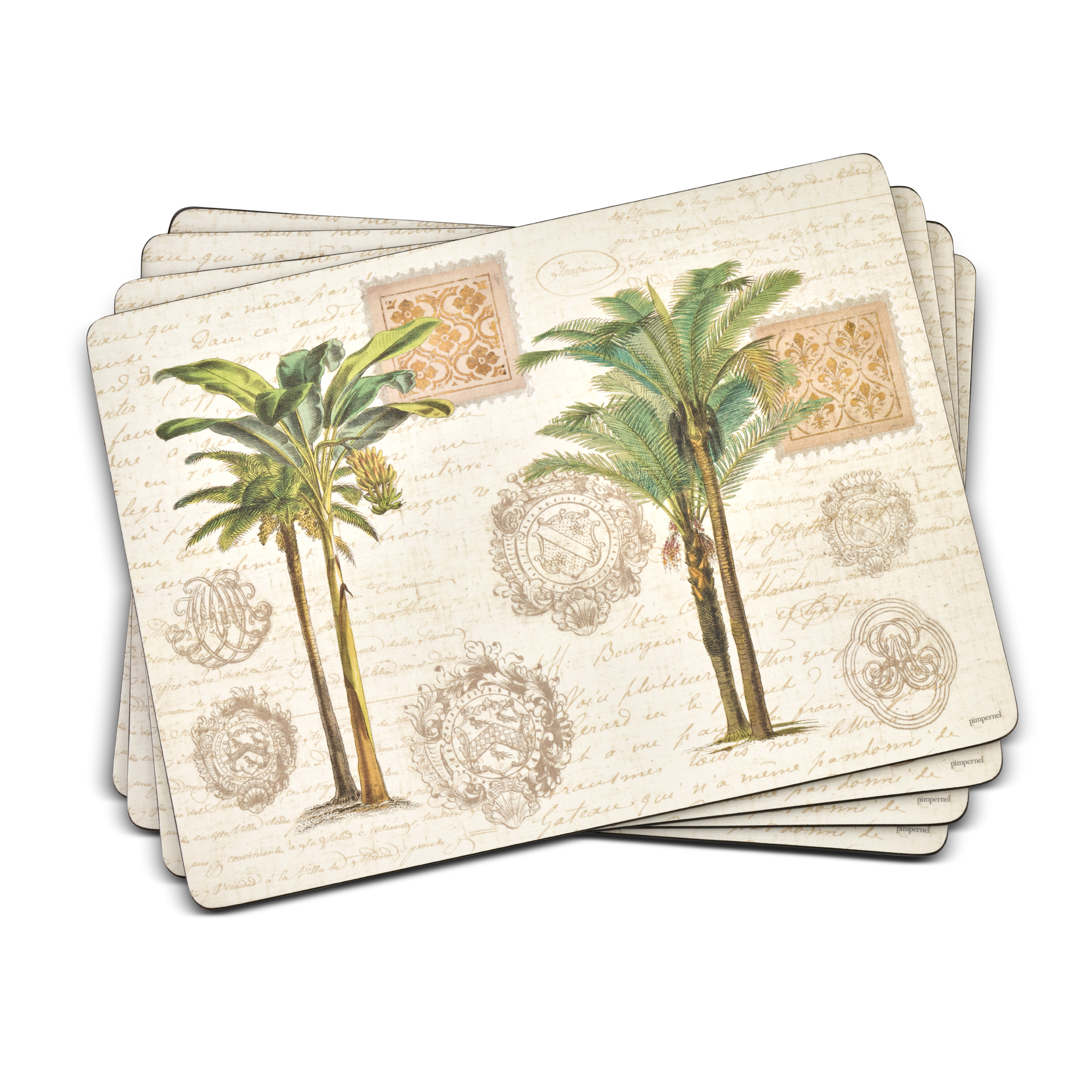 Vintage Palm Study Placemats Set of 4 image number null