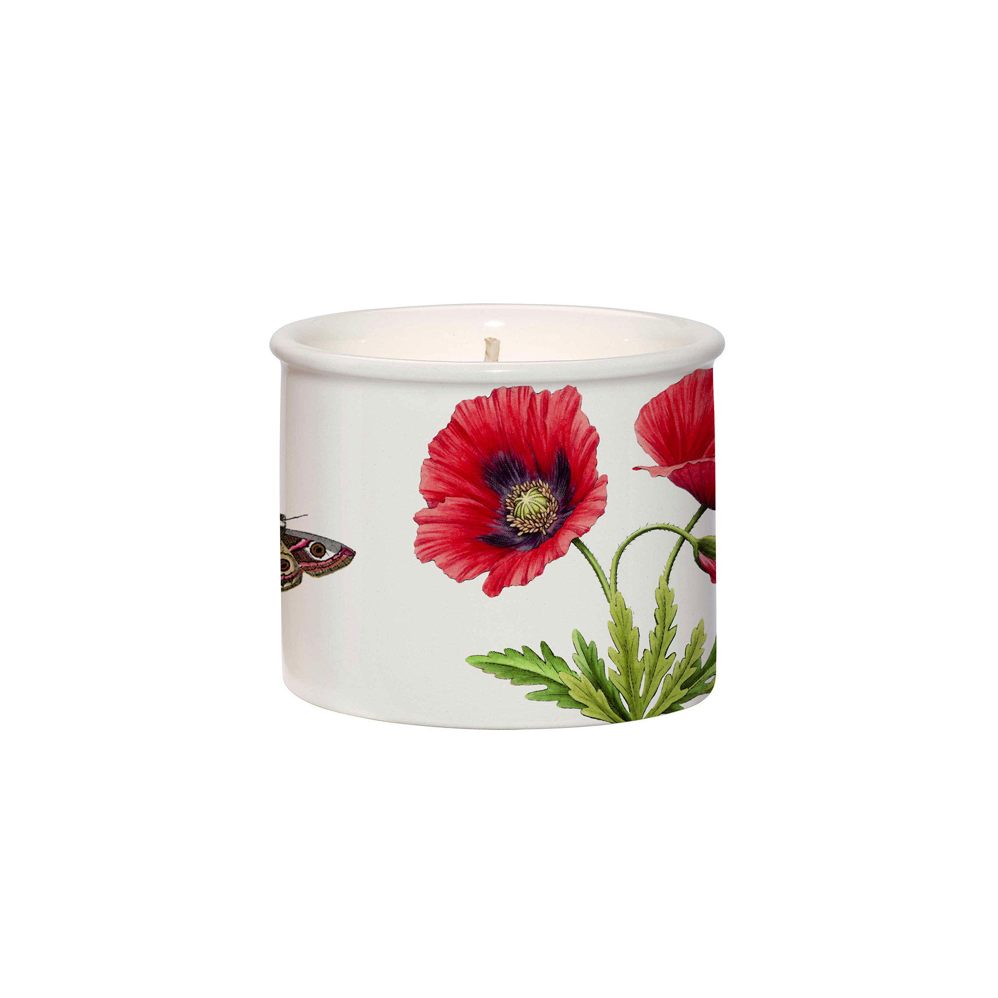 Botanic Garden Poppy Ceramic Candle image number null