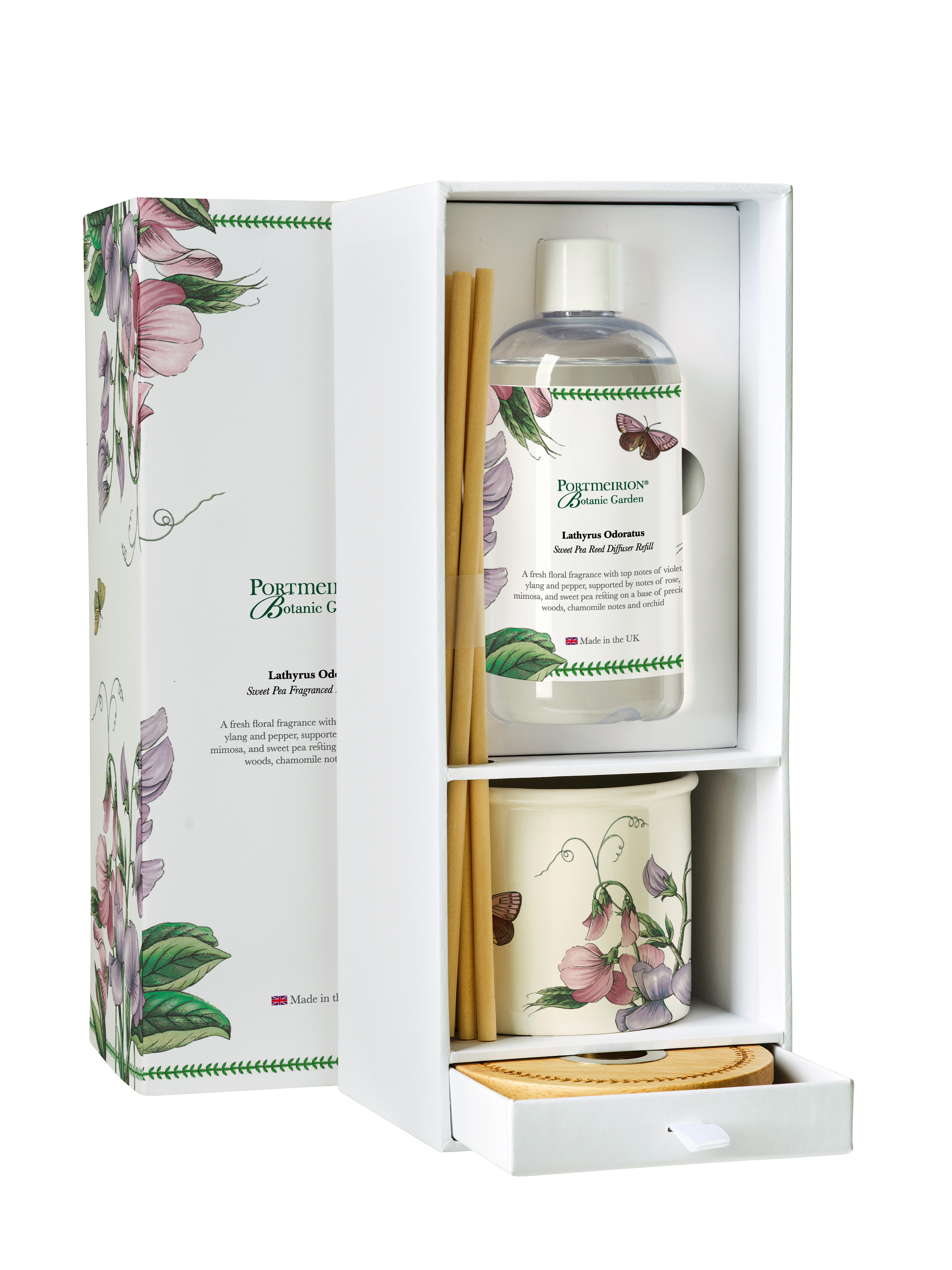 Botanic Garden Sweet Pea Reed Diffuser image number null