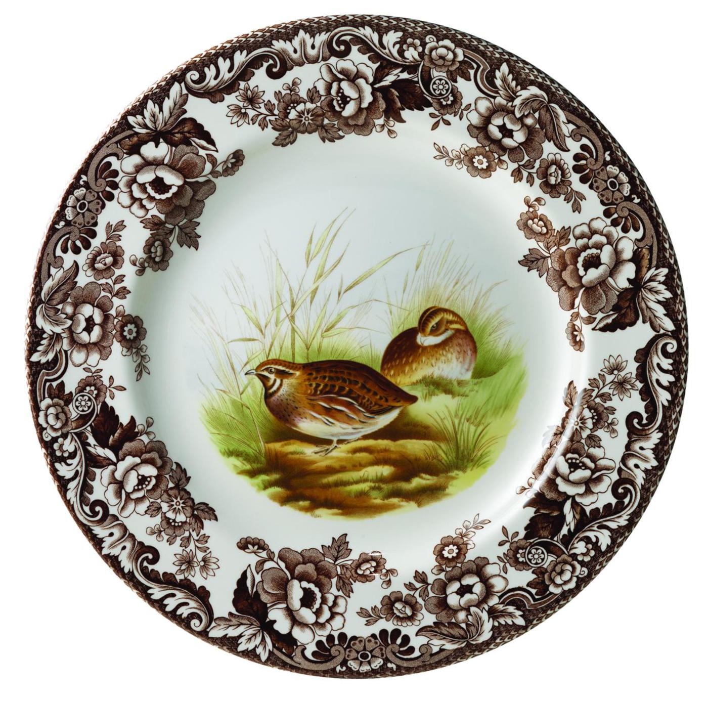 Woodland Salad Plate 8 Inch (Quail) image number null