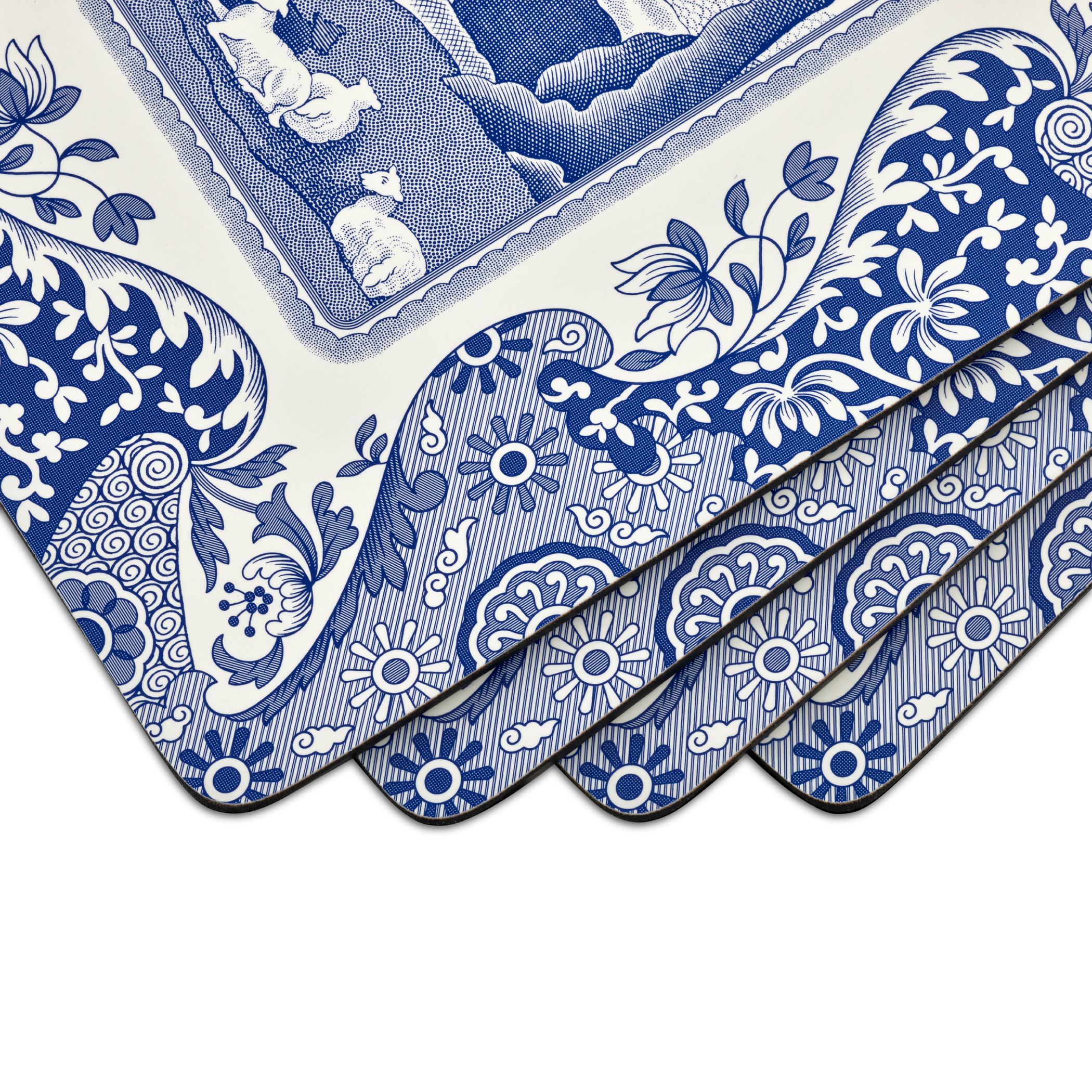 Blue Italian Placemats Set of 4 image number null