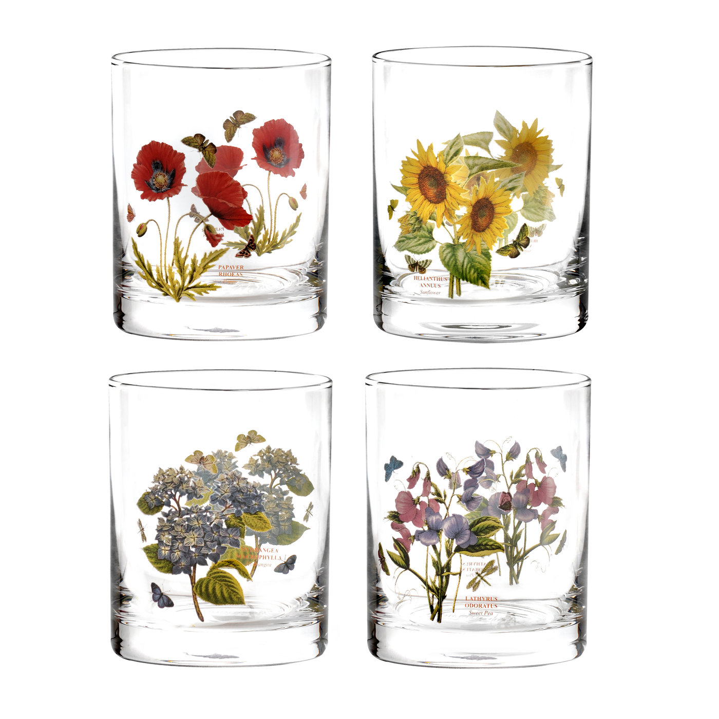 Botanic Garden Double Old Fashioned Glasses Set of 4 image number null