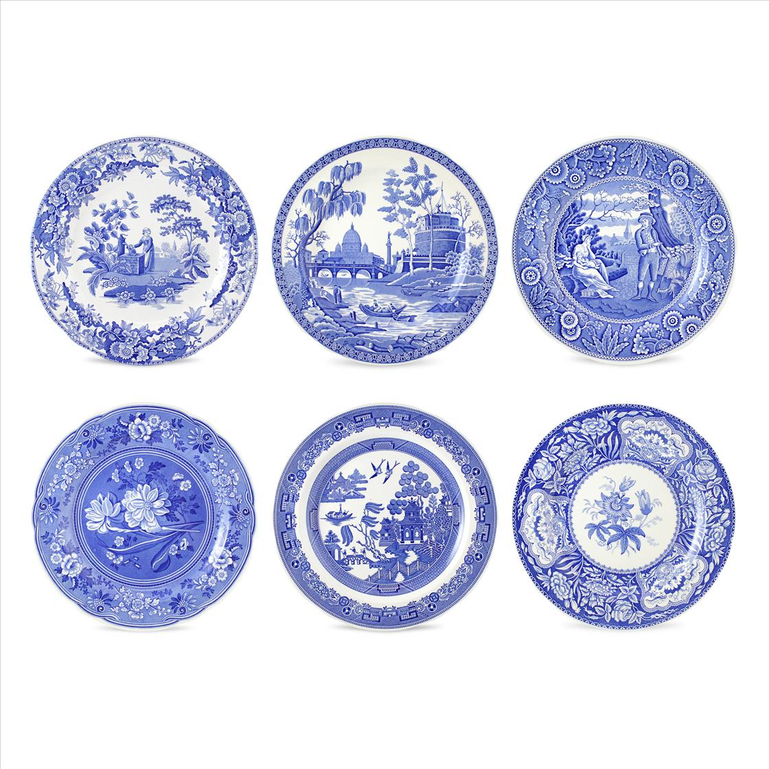 Blue Room Georgian Plates Set of 6 image number null