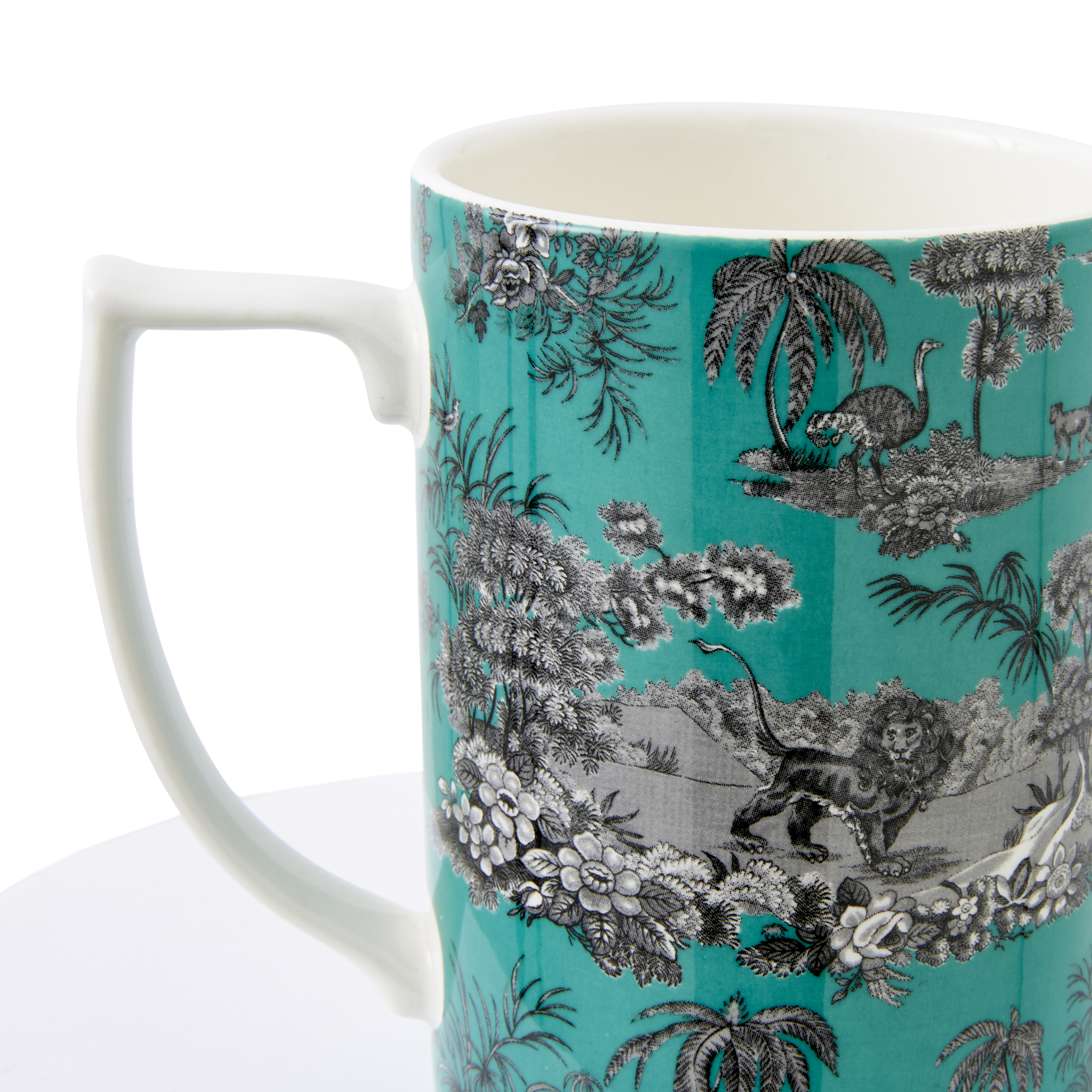 Zoological Gardens Mug Turquoise image number null