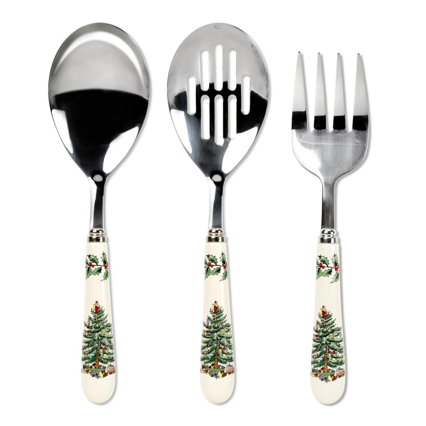 Christmas Tree 3 Piece Cutlery Set image number null