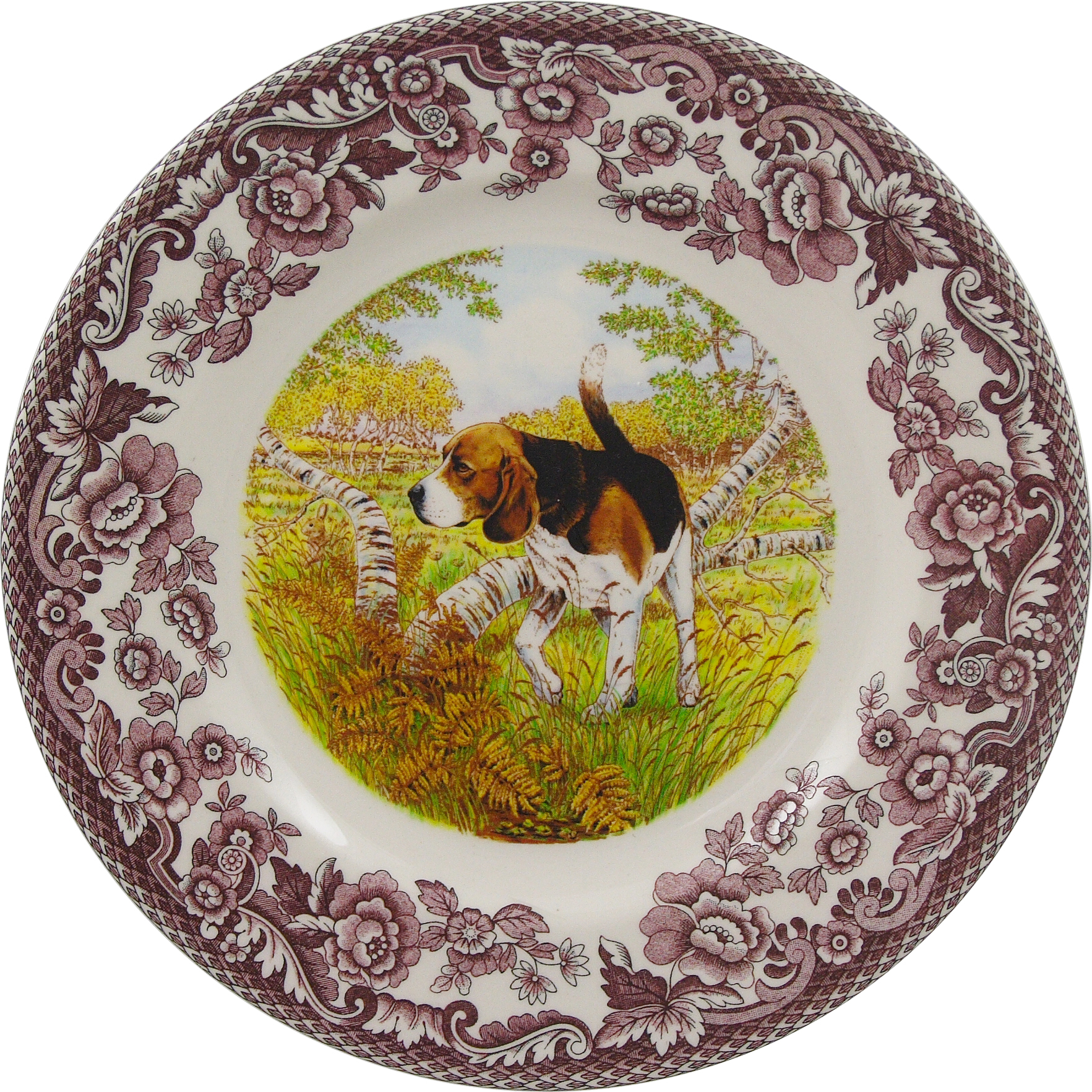 Woodland Beagle Dinner Plate image number null