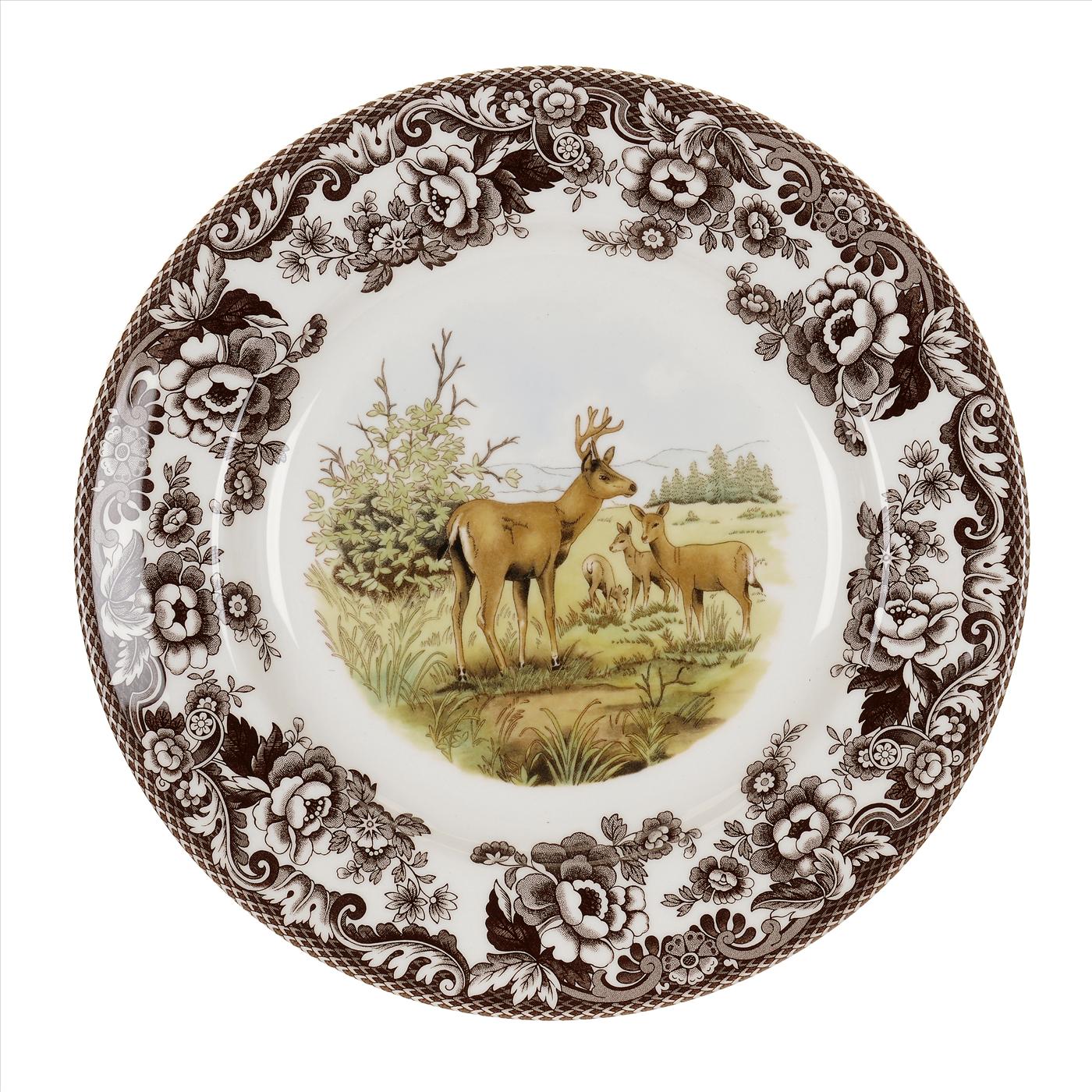 Woodland Dinner Plate 10.5 Inch (Mule Deer) image number null