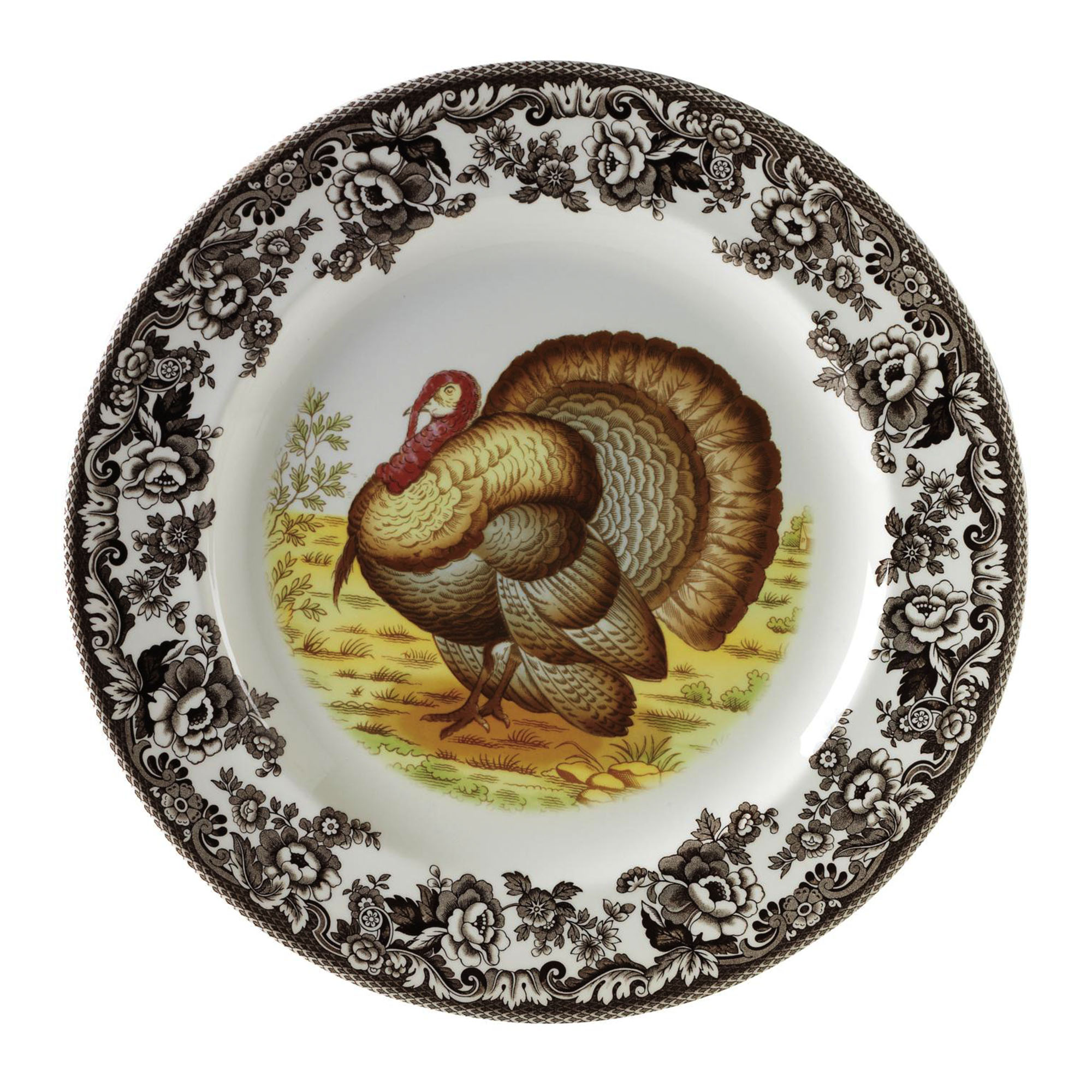 Woodland Seconds 10.5 Inch Dinner Plate (No Guarantee of Animal Motif) image number null