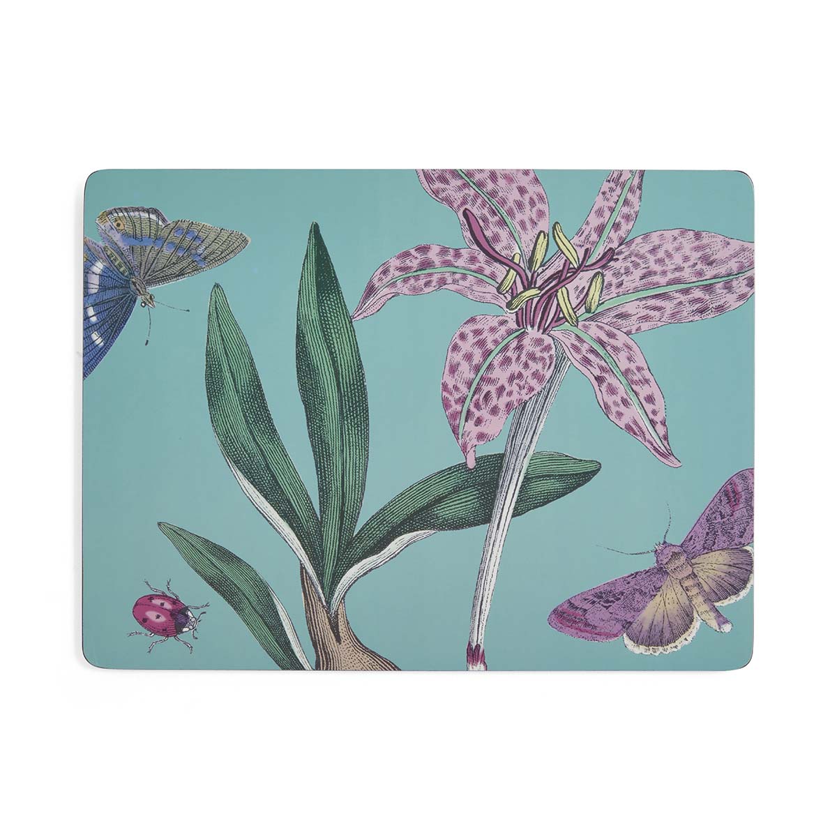 Botanic Garden Flora & Fauna Set of 4 Large Placemats image number null