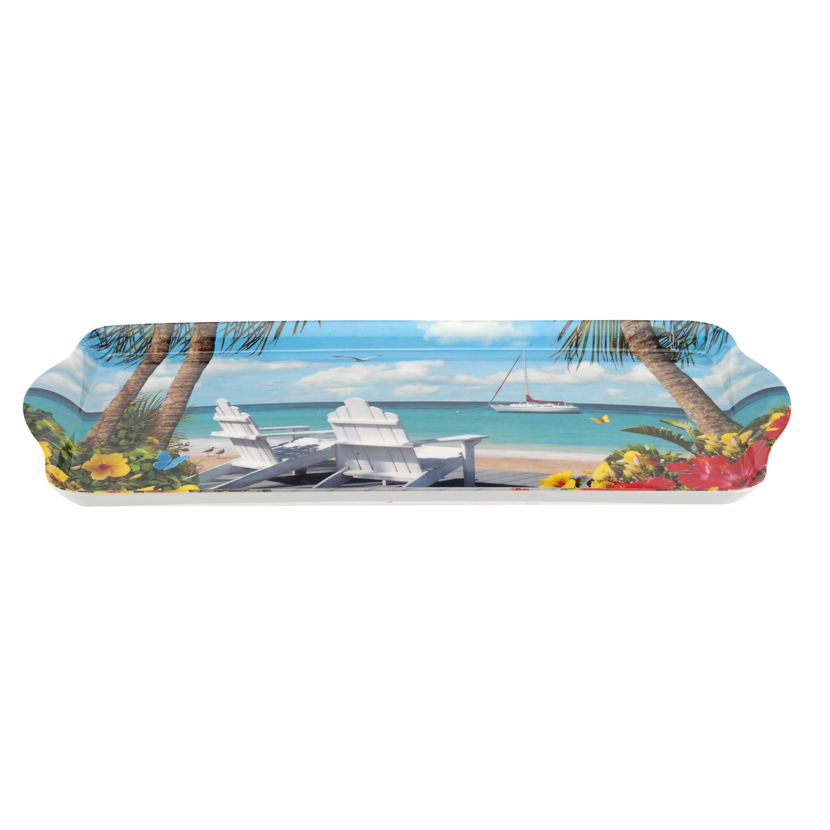 In The Sunshine Melamine Sandwich Tray image number null