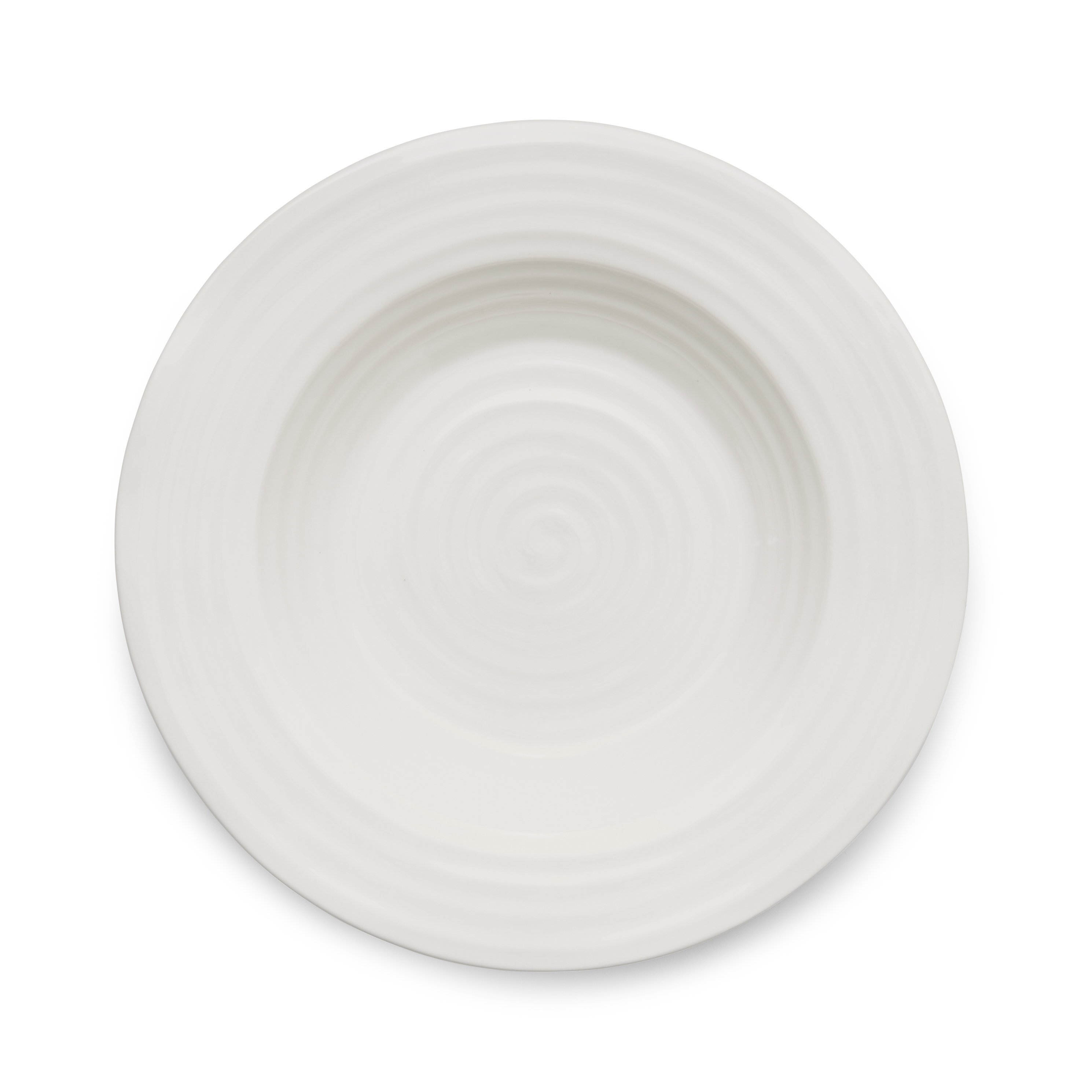 Sophie Conran White Set of 4 Rimmed Soup Plates image number null
