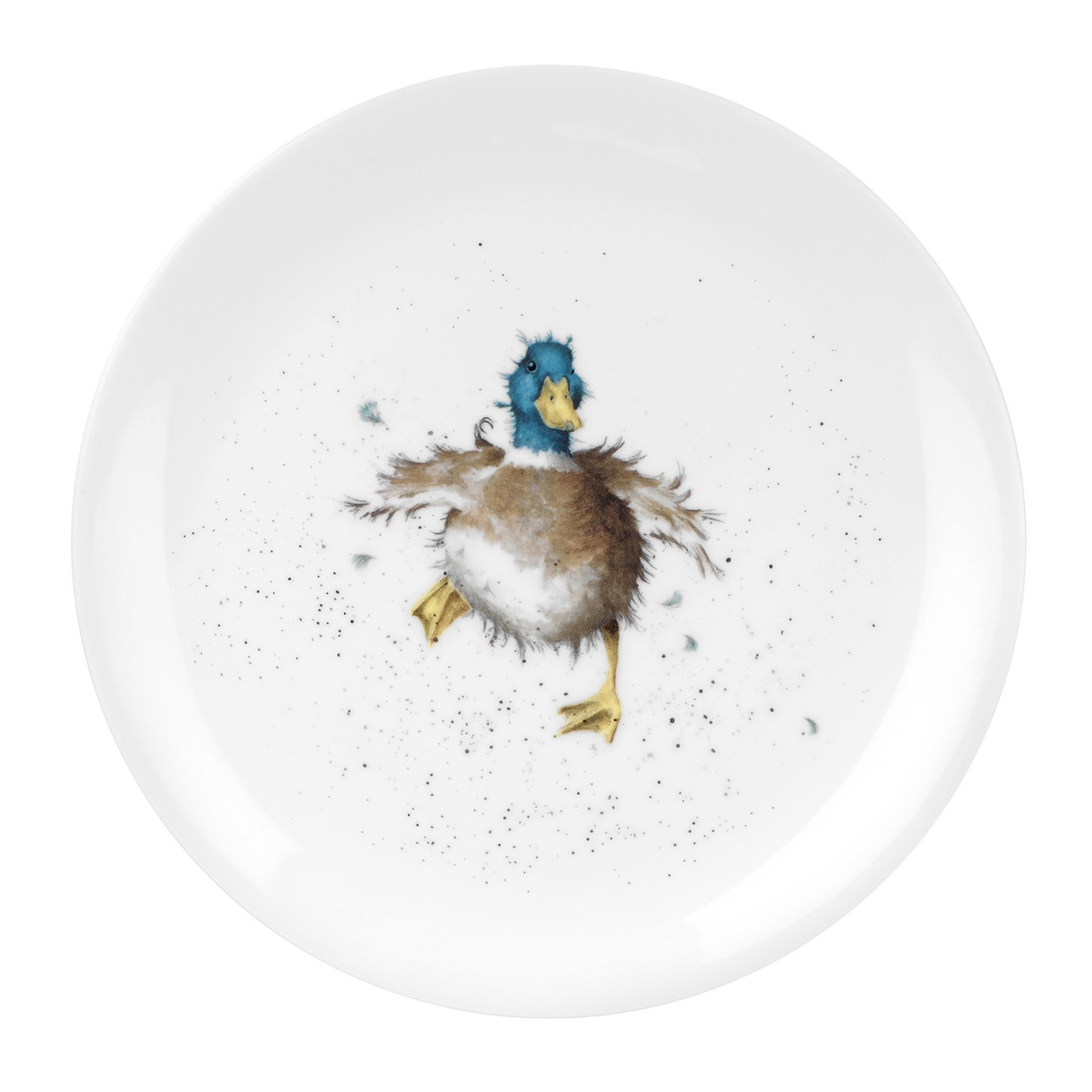 Waddle and A Quack 8 Inch Plate (Duck) image number null