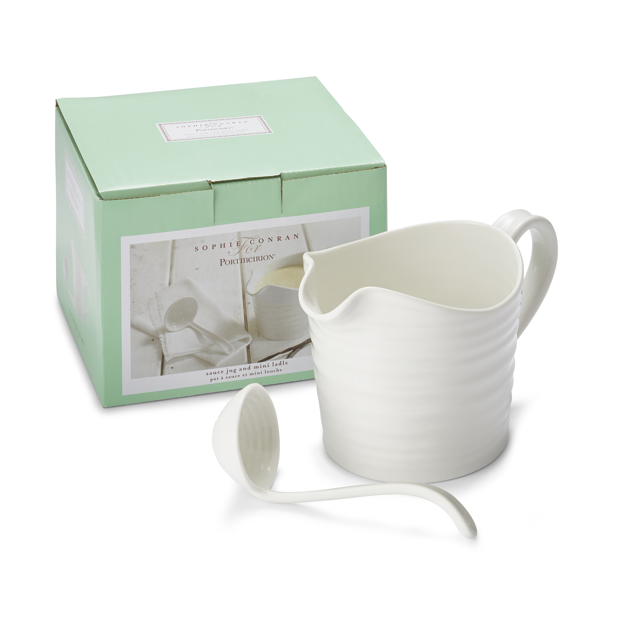 Sophie Conran Sauce Jug & Mini Ladle image number null