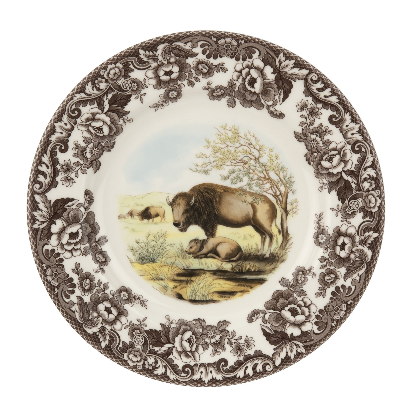 Woodland  Dinner Plate 10.5 Inch (Bison) image number null
